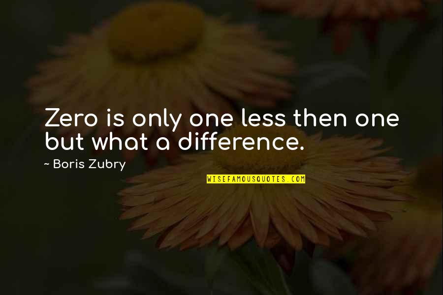 Wicker Park Movie Quotes By Boris Zubry: Zero is only one less then one but Wicker Park Movie Quotes By Boris Zubry: Zero is only one less then one but