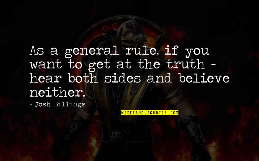 Wieczorem Po Quotes By Josh Billings: As a general rule, if you want to Wieczorem Po Quotes By Josh Billings: As a general rule, if you want to