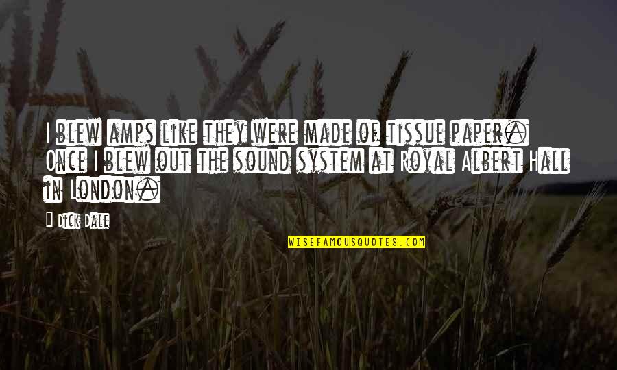 Wiedmer Septic Service Quotes By Dick Dale: I blew amps like they were made of
