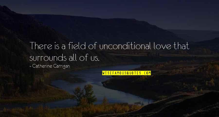 Wiedmin Quotes By Catherine Carrigan: There is a field of unconditional love that Wiedmin Quotes By Catherine Carrigan: There is a field of unconditional love that