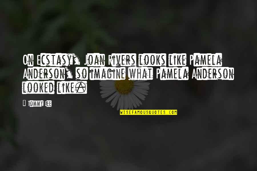 Wiggy Kit Quotes By Tommy Lee: On Ecstasy, Joan Rivers looks like Pamela Anderson, Wiggy Kit Quotes By Tommy Lee: On Ecstasy, Joan Rivers looks like Pamela Anderson,
