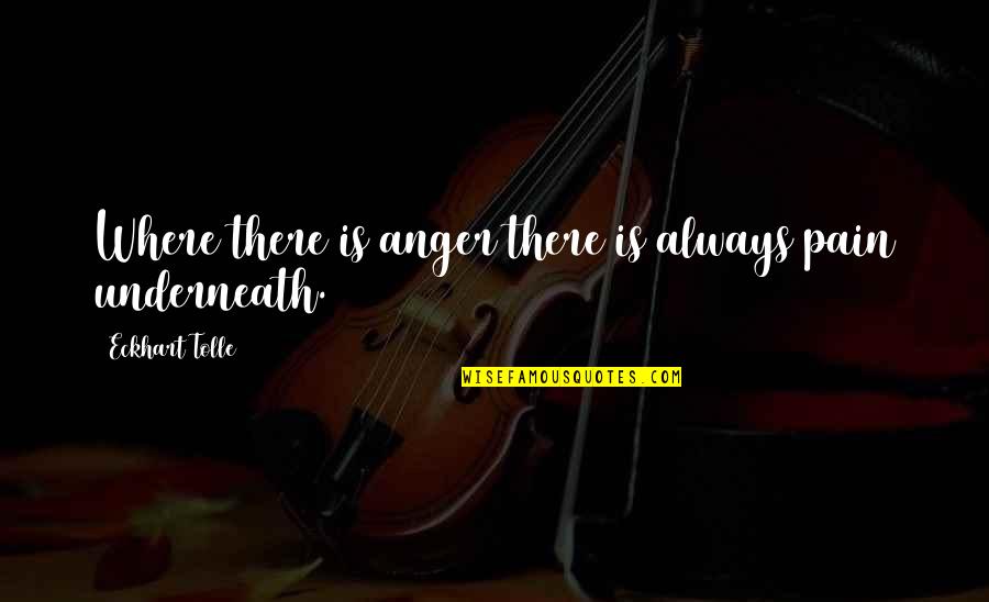 Wild Hogs Dudley Quotes By Eckhart Tolle: Where there is anger there is always pain Wild Hogs Dudley Quotes By Eckhart Tolle: Where there is anger there is always pain