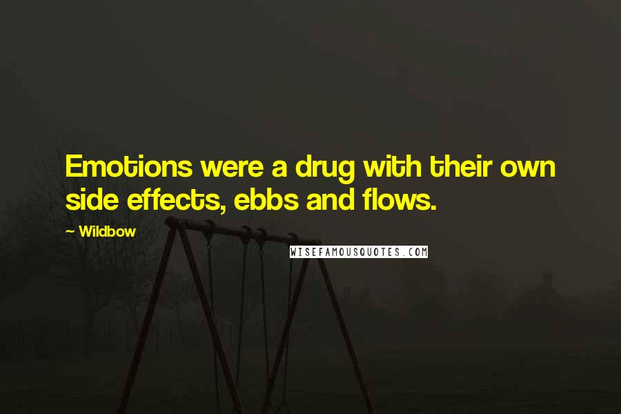 Wildbow quotes: Emotions were a drug with their own side effects, ebbs and flows.