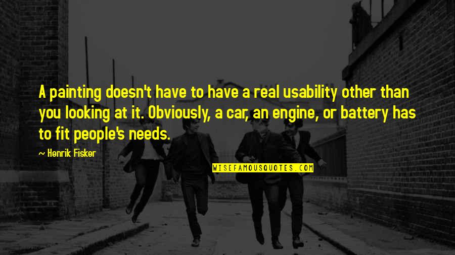 Wildenauer Elektro Quotes By Henrik Fisker: A painting doesn't have to have a real Wildenauer Elektro Quotes By Henrik Fisker: A painting doesn't have to have a real