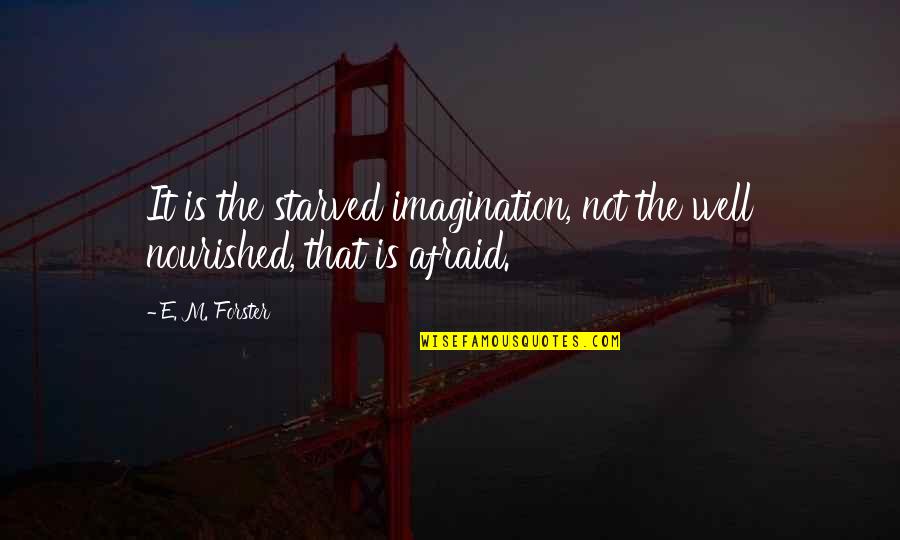 Wildling Gua Quotes By E. M. Forster: It is the starved imagination, not the well