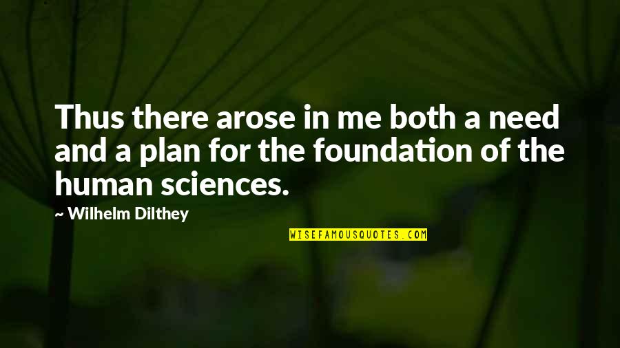 Wilhelm Quotes By Wilhelm Dilthey: Thus there arose in me both a need