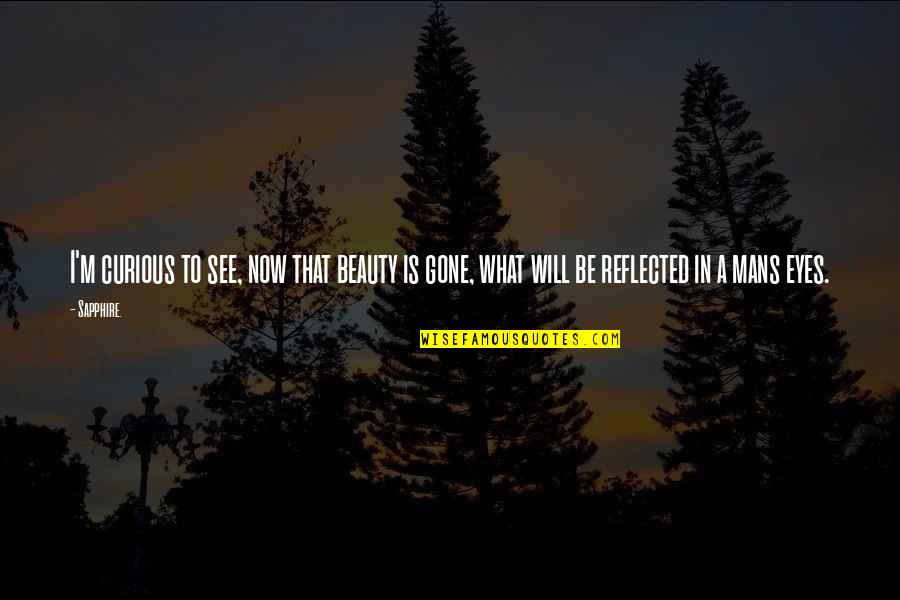 Will Be Gone Quotes By Sapphire.: I'm curious to see, now that beauty is