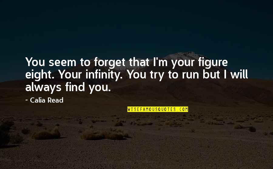 Will Forget You Quotes By Calia Read: You seem to forget that I'm your figure