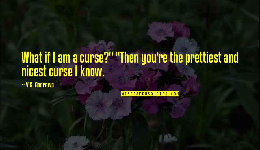 Will Halloway Quotes By V.C. Andrews: What if I am a curse?" "Then you're