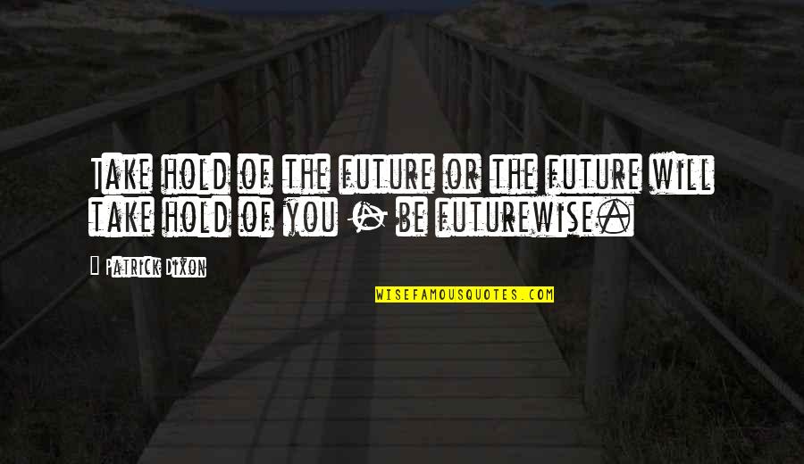 Will Hold Quotes By Patrick Dixon: Take hold of the future or the future