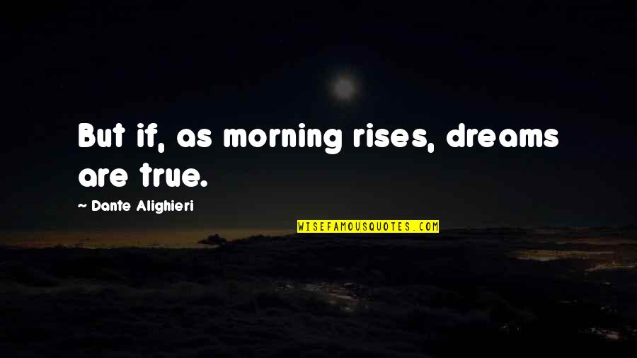 Willem Holleeder Quotes By Dante Alighieri: But if, as morning rises, dreams are true. Willem Holleeder Quotes By Dante Alighieri: But if, as morning rises, dreams are true.