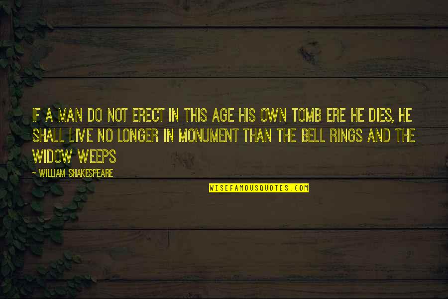 William Bell Quotes By William Shakespeare: If a man do not erect in this