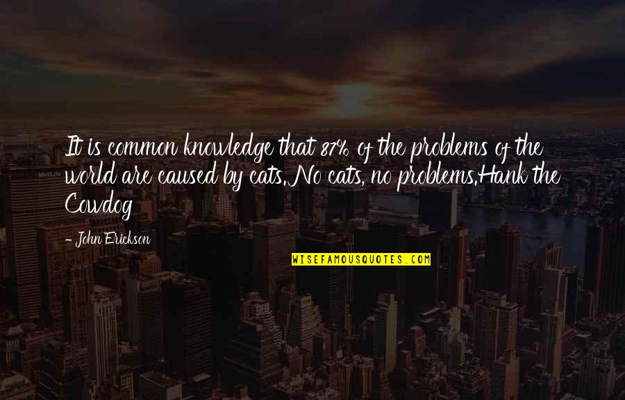 William Sealy Gosset Quotes By John Erickson: It is common knowledge that 87% of the
