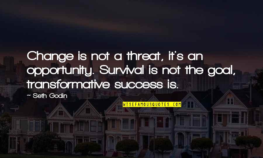 Willimon Hauerwas Quotes By Seth Godin: Change is not a threat, it's an opportunity. Willimon Hauerwas Quotes By Seth Godin: Change is not a threat, it's an opportunity.