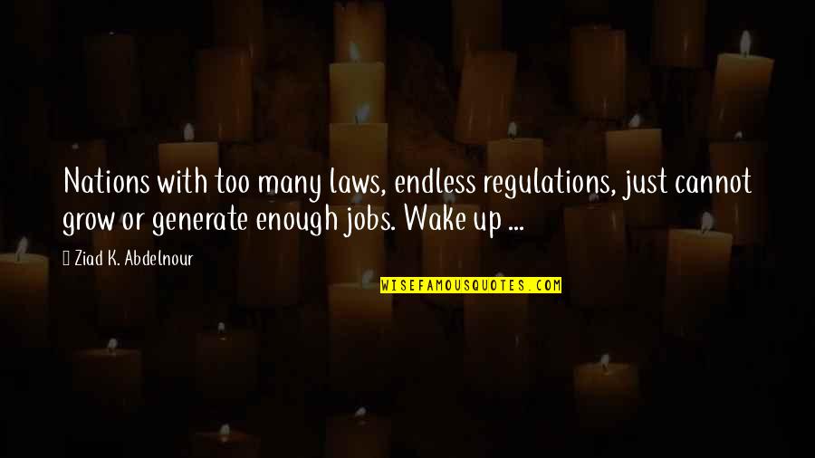 Wimberger For Senate Quotes By Ziad K. Abdelnour: Nations with too many laws, endless regulations, just Wimberger For Senate Quotes By Ziad K. Abdelnour: Nations with too many laws, endless regulations, just