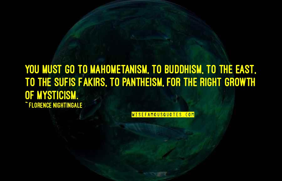 Wimmin Quotes By Florence Nightingale: You must go to Mahometanism, to Buddhism, to Wimmin Quotes By Florence Nightingale: You must go to Mahometanism, to Buddhism, to