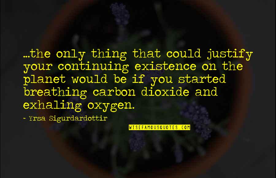 Wimpernverl Ngerung Quotes By Yrsa Sigurdardottir: ...the only thing that could justify your continuing