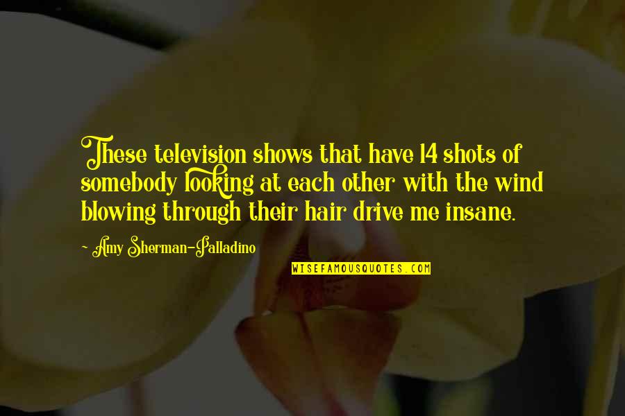 Wind Blowing My Hair Quotes By Amy Sherman-Palladino: These television shows that have 14 shots of