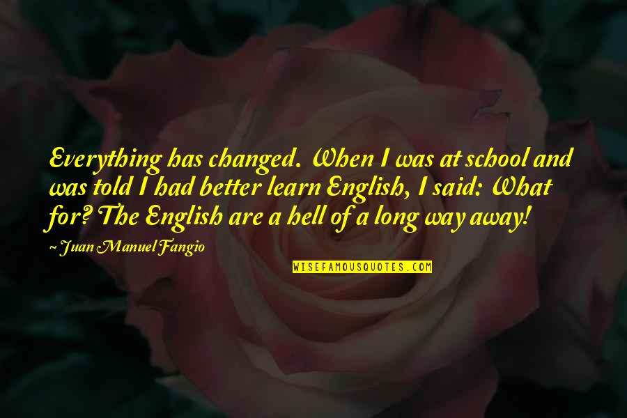 Windows Batch File Quotes By Juan Manuel Fangio: Everything has changed. When I was at school Windows Batch File Quotes By Juan Manuel Fangio: Everything has changed. When I was at school