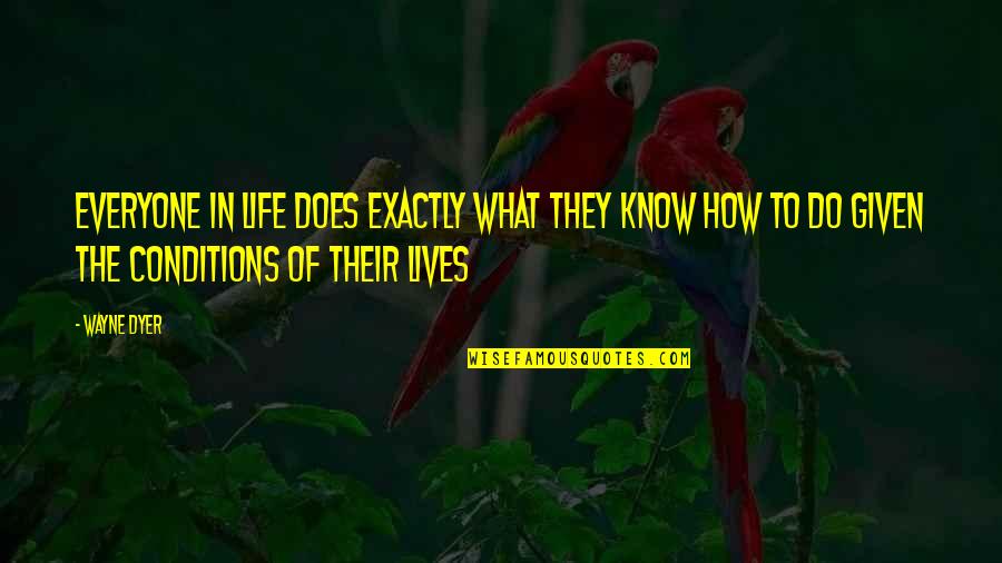 Wineke Wichers Quotes By Wayne Dyer: Everyone in Life does Exactly what they Know Wineke Wichers Quotes By Wayne Dyer: Everyone in Life does Exactly what they Know