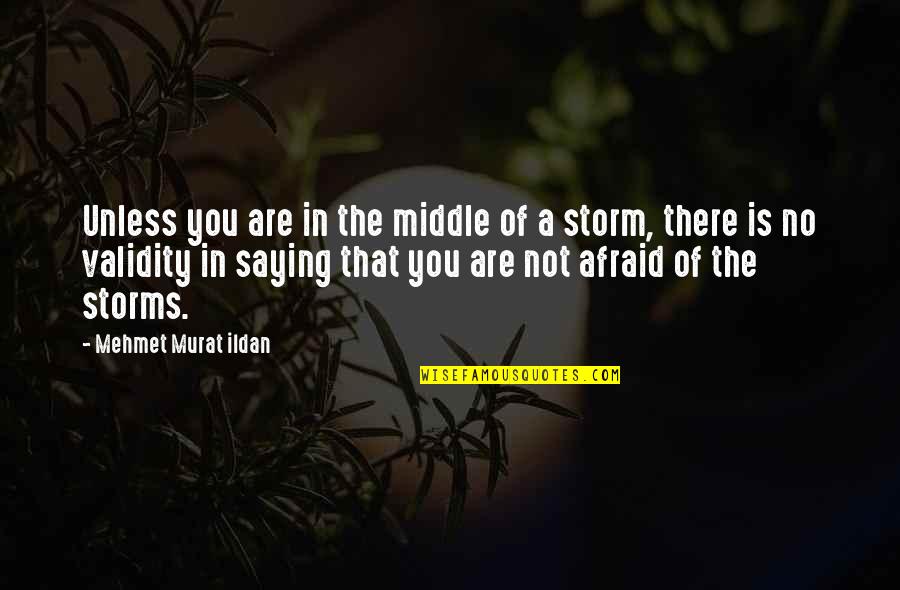 Winkleman Quotes By Mehmet Murat Ildan: Unless you are in the middle of a