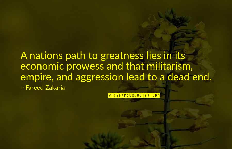 Winn Collier Quotes By Fareed Zakaria: A nations path to greatness lies in its Winn Collier Quotes By Fareed Zakaria: A nations path to greatness lies in its