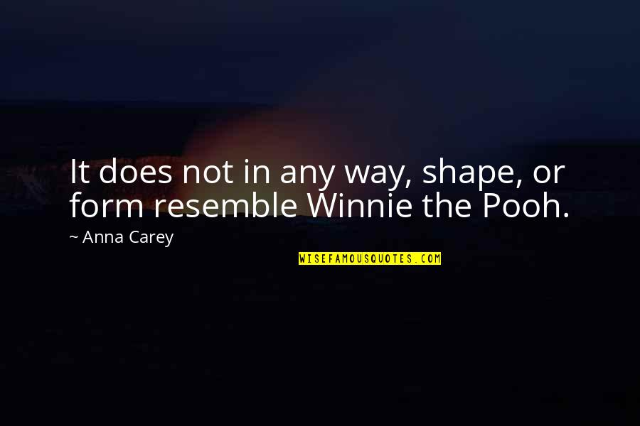 Winnie Quotes By Anna Carey: It does not in any way, shape, or