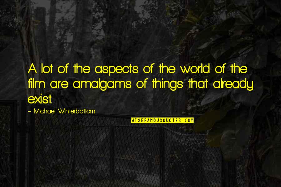 Winterbottom Quotes By Michael Winterbottom: A lot of the aspects of the world