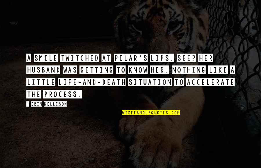 Wintersmith Book Quotes By Erin Kellison: A smile twitched at Pilar's lips. See? Her Wintersmith Book Quotes By Erin Kellison: A smile twitched at Pilar's lips. See? Her