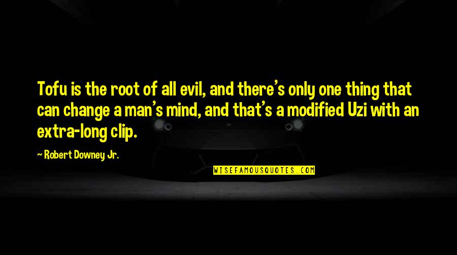 Wintry Goodnight Pic Quotes By Robert Downey Jr.: Tofu is the root of all evil, and
