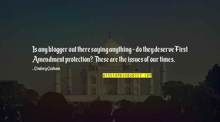 Wish I Could Hear Your Voice Quotes By Lindsey Graham: Is any blogger out there saying anything -