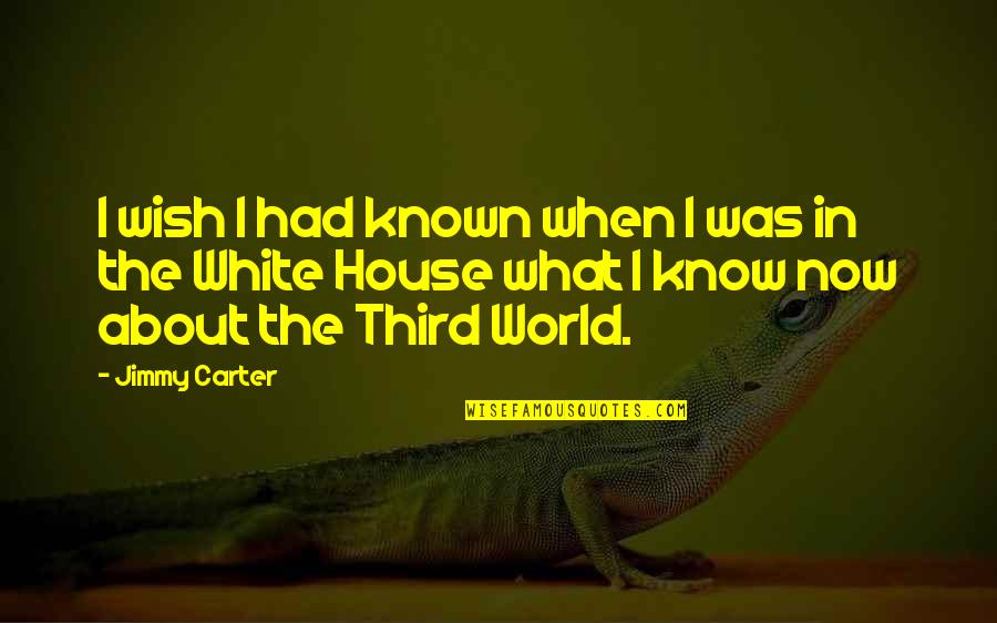 Wish I Had Known Quotes By Jimmy Carter: I wish I had known when I was Wish I Had Known Quotes By Jimmy Carter: I wish I had known when I was
