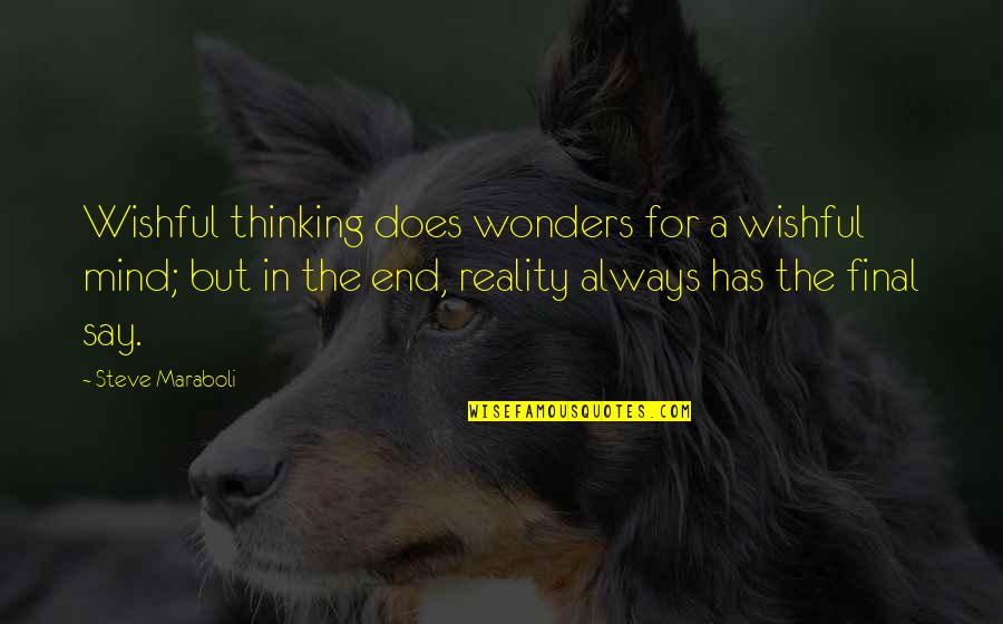 Wishful Quotes By Steve Maraboli: Wishful thinking does wonders for a wishful mind;