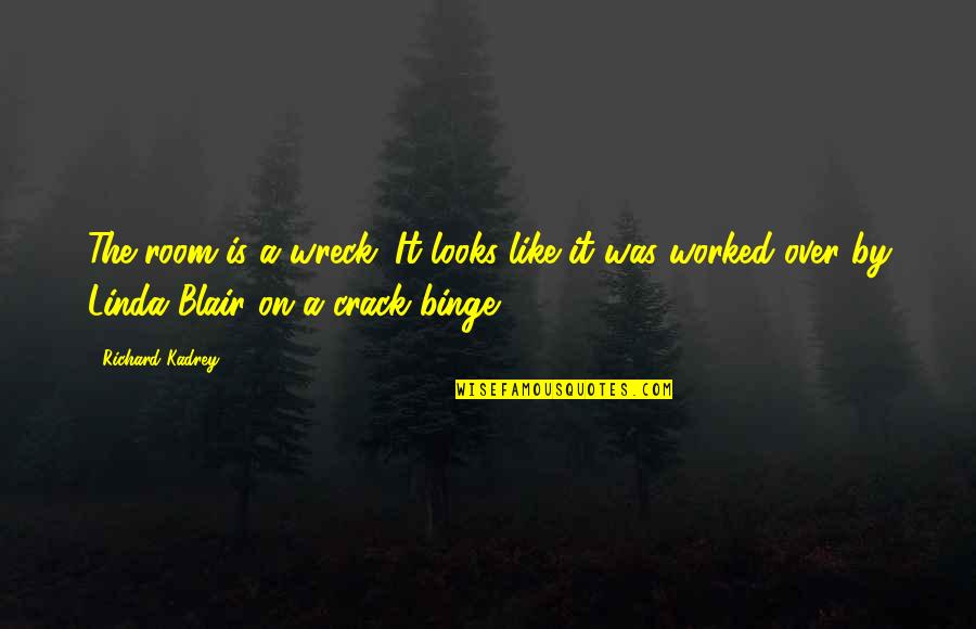 Witch And Black Cat Quotes By Richard Kadrey: The room is a wreck. It looks like Witch And Black Cat Quotes By Richard Kadrey: The room is a wreck. It looks like