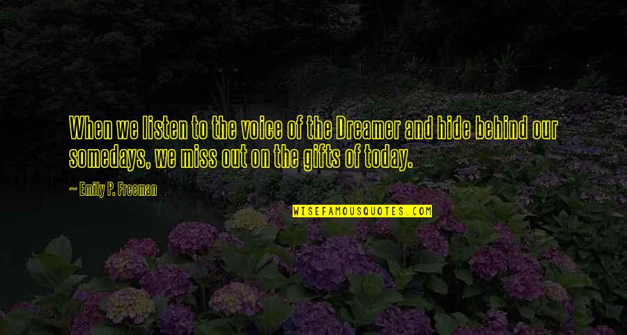 Wittgensteinian Grandmother Quotes By Emily P. Freeman: When we listen to the voice of the Wittgensteinian Grandmother Quotes By Emily P. Freeman: When we listen to the voice of the