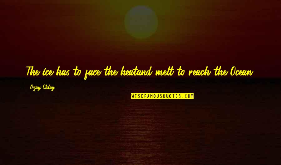 Wives Funny Quotes By Ozay Oktay: The ice has to face the heatand melt