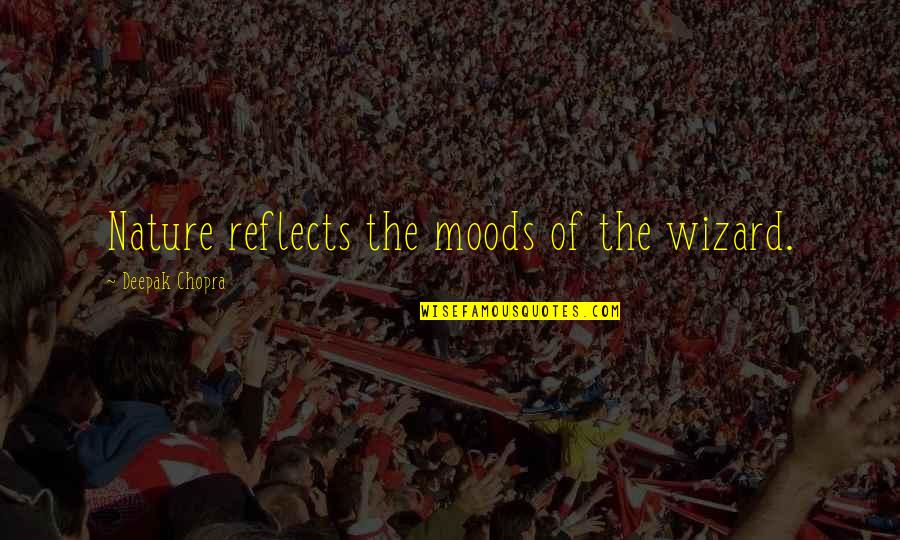 Wizard Of Quotes By Deepak Chopra: Nature reflects the moods of the wizard. Wizard Of Quotes By Deepak Chopra: Nature reflects the moods of the wizard.