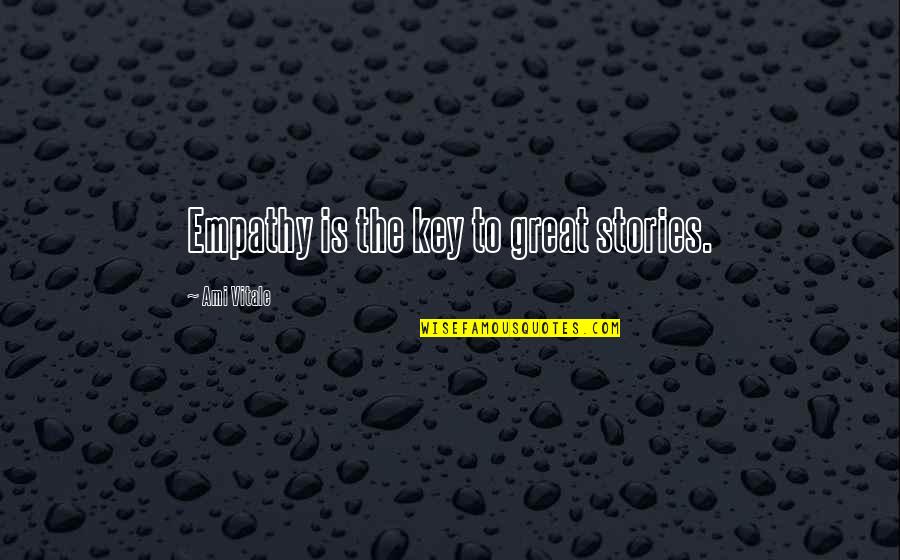Wizard Oz Tin Man Quotes By Ami Vitale: Empathy is the key to great stories. Wizard Oz Tin Man Quotes By Ami Vitale: Empathy is the key to great stories.