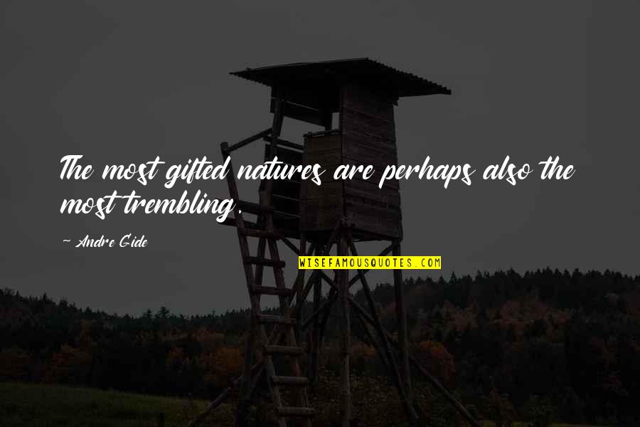 Wogan Quotes By Andre Gide: The most gifted natures are perhaps also the