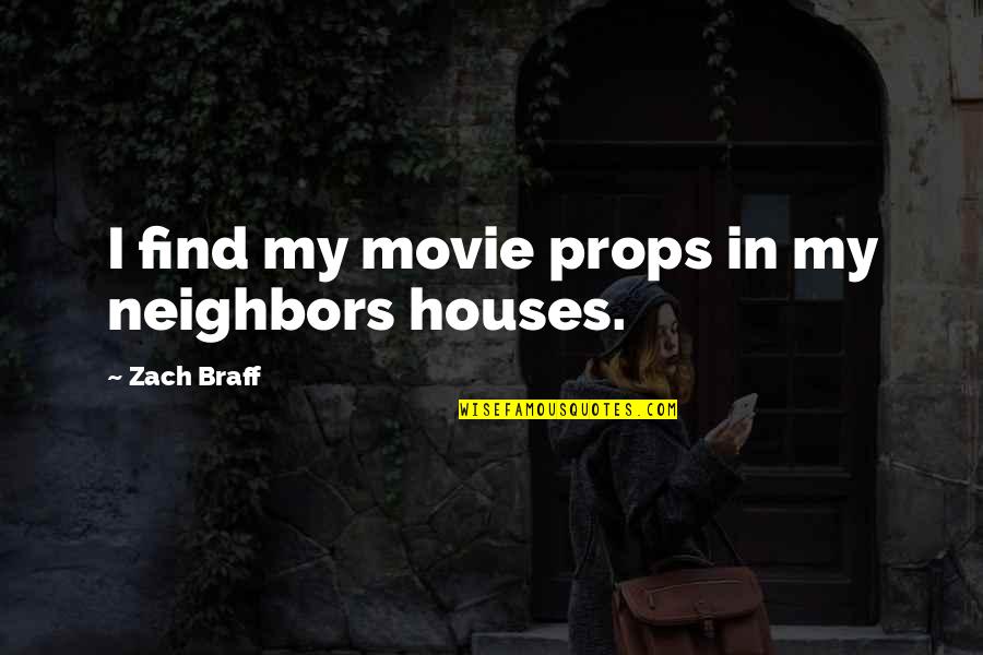 Wolfenstein Loading Screen Quotes By Zach Braff: I find my movie props in my neighbors