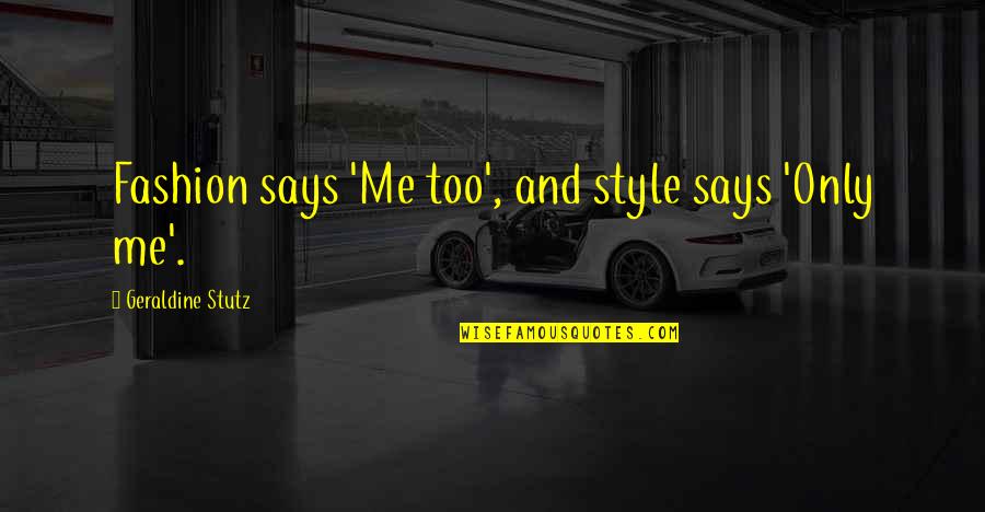 Wolfermans Promo Code Quotes By Geraldine Stutz: Fashion says 'Me too', and style says 'Only Wolfermans Promo Code Quotes By Geraldine Stutz: Fashion says 'Me too', and style says 'Only