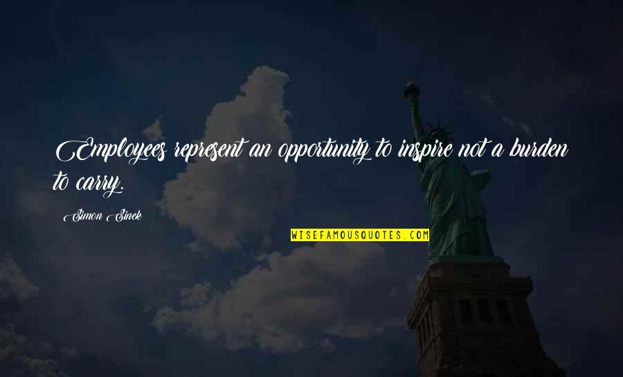 Wollongong Australia Quotes By Simon Sinek: Employees represent an opportunity to inspire not a