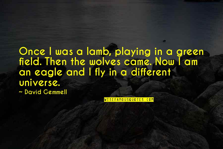 Wolves And Quotes By David Gemmell: Once I was a lamb, playing in a