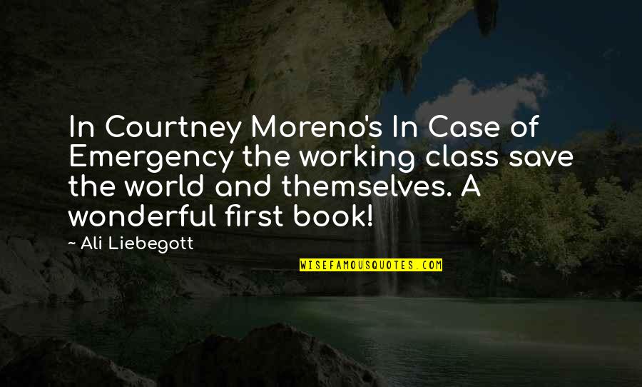 Wonderful Book Quotes By Ali Liebegott: In Courtney Moreno's In Case of Emergency the
