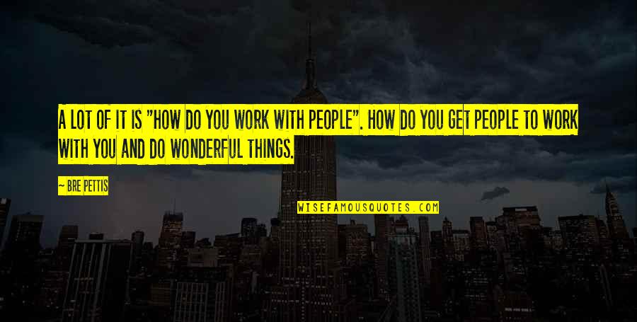 Wonderful Things Quotes By Bre Pettis: A lot of it is "how do you Wonderful Things Quotes By Bre Pettis: A lot of it is "how do you