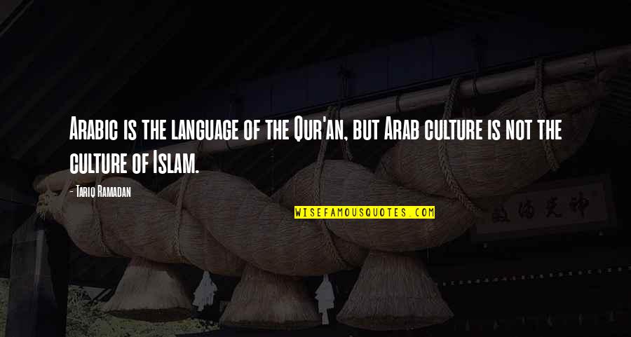 Woodrow Wilson Imperialism Quotes By Tariq Ramadan: Arabic is the language of the Qur'an, but