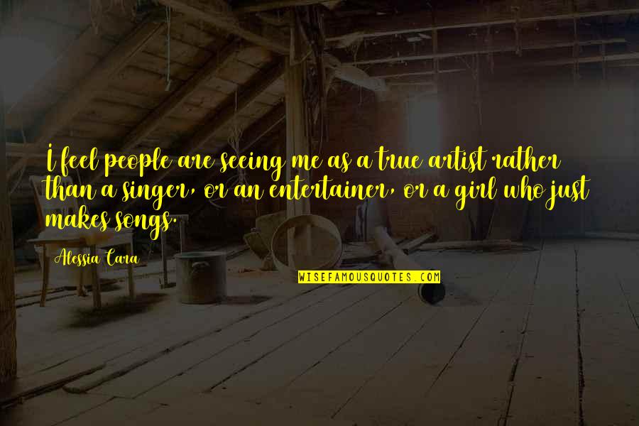 Woolhouse Habitat Quotes By Alessia Cara: I feel people are seeing me as a Woolhouse Habitat Quotes By Alessia Cara: I feel people are seeing me as a