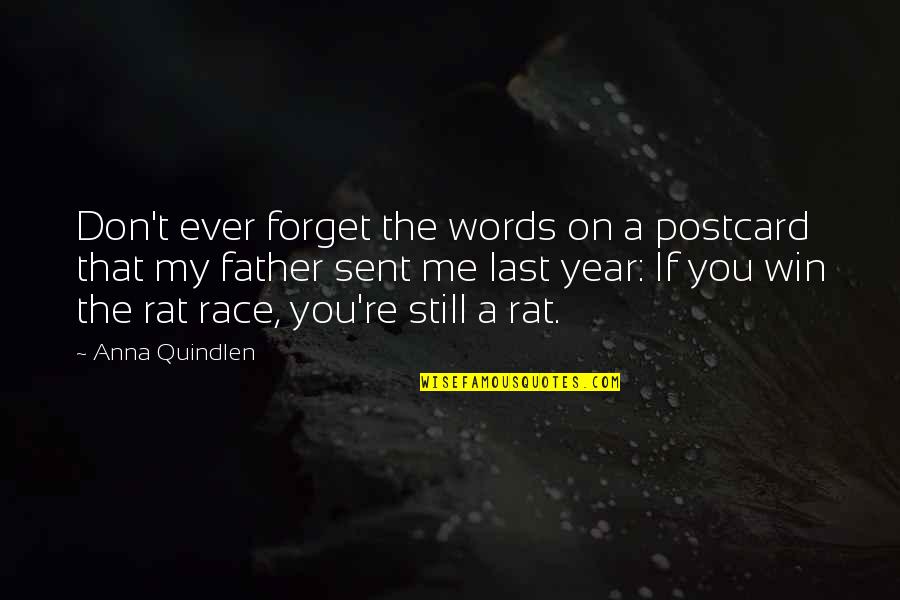 Words On Inspirational Quotes By Anna Quindlen: Don't ever forget the words on a postcard Words On Inspirational Quotes By Anna Quindlen: Don't ever forget the words on a postcard