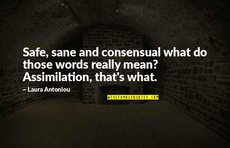 Words That Mean Quotes By Laura Antoniou: Safe, sane and consensual what do those words Words That Mean Quotes By Laura Antoniou: Safe, sane and consensual what do those words