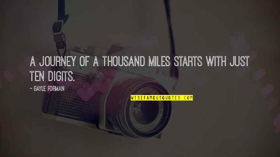 Work Collaboration Quotes By Gayle Forman: A journey of a thousand miles starts with Work Collaboration Quotes By Gayle Forman: A journey of a thousand miles starts with